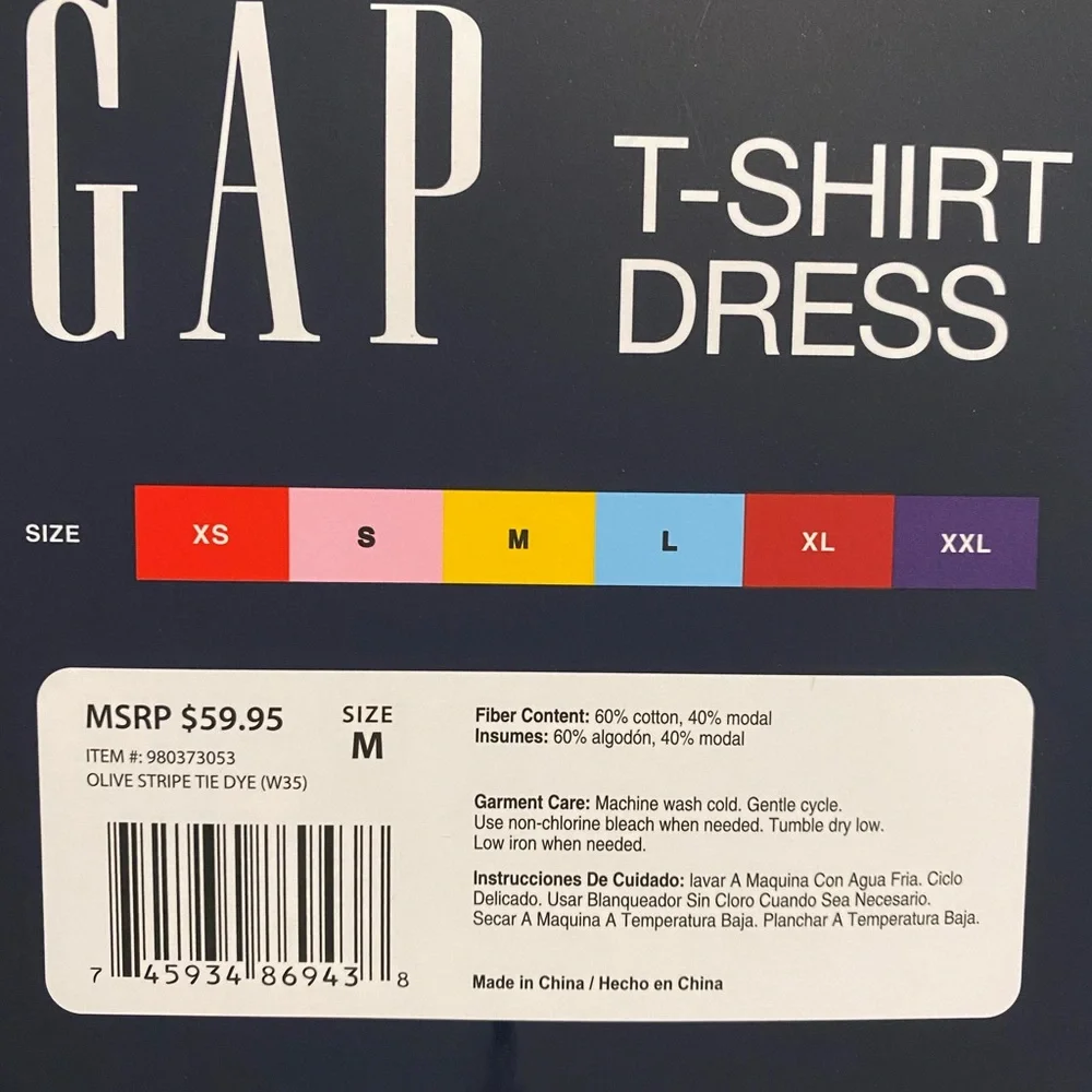 Gap T-Shirt dress BN Med - Picture 5 of 7